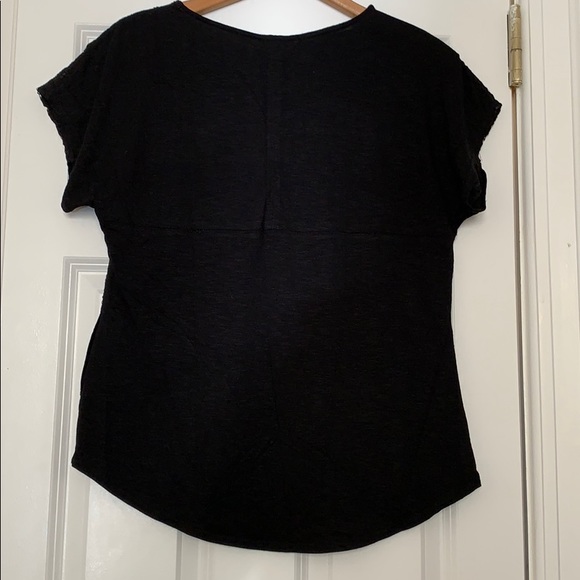 Anthro Dolan Velvet and Lace Top - Picture 5 of 7